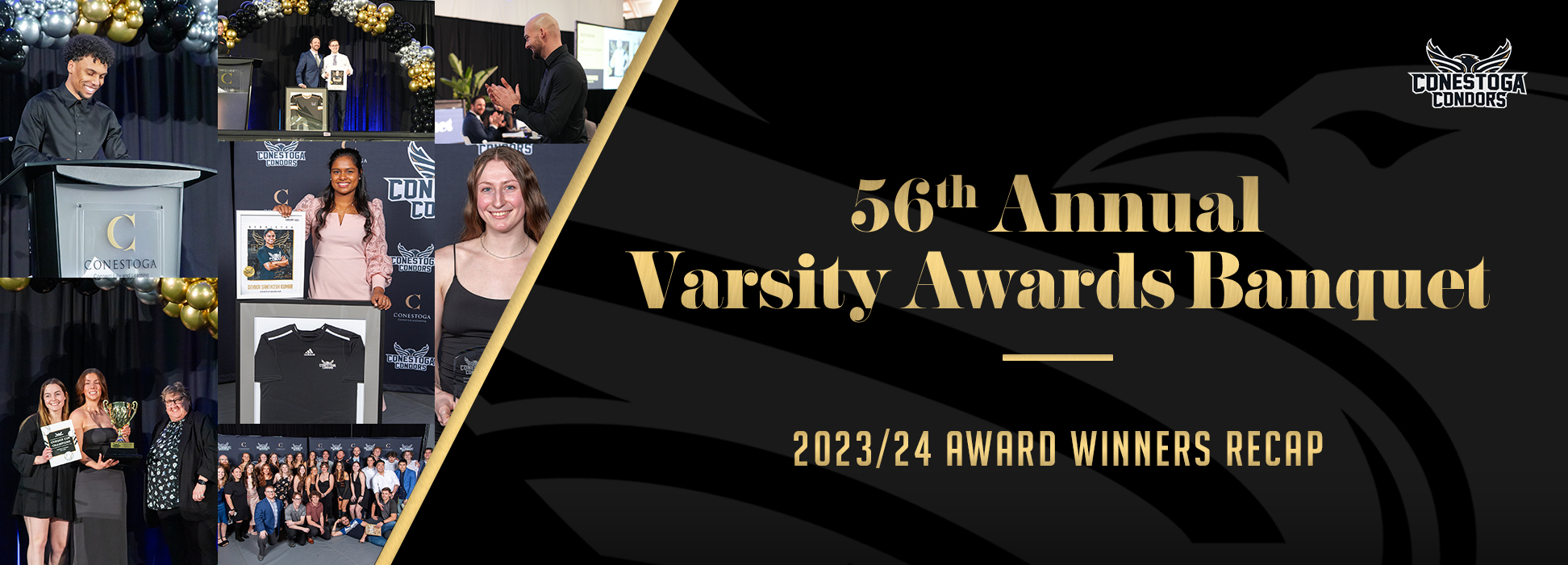 Text that reads: 56th Annual Varsity Awards Banquet
