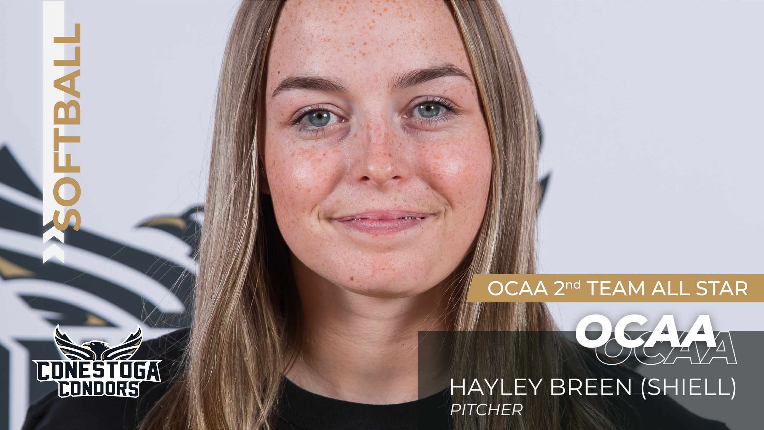 Congratulations to our Softball athlete, Hayley Breen, for being selected as an OCAA 2nd Team All Star